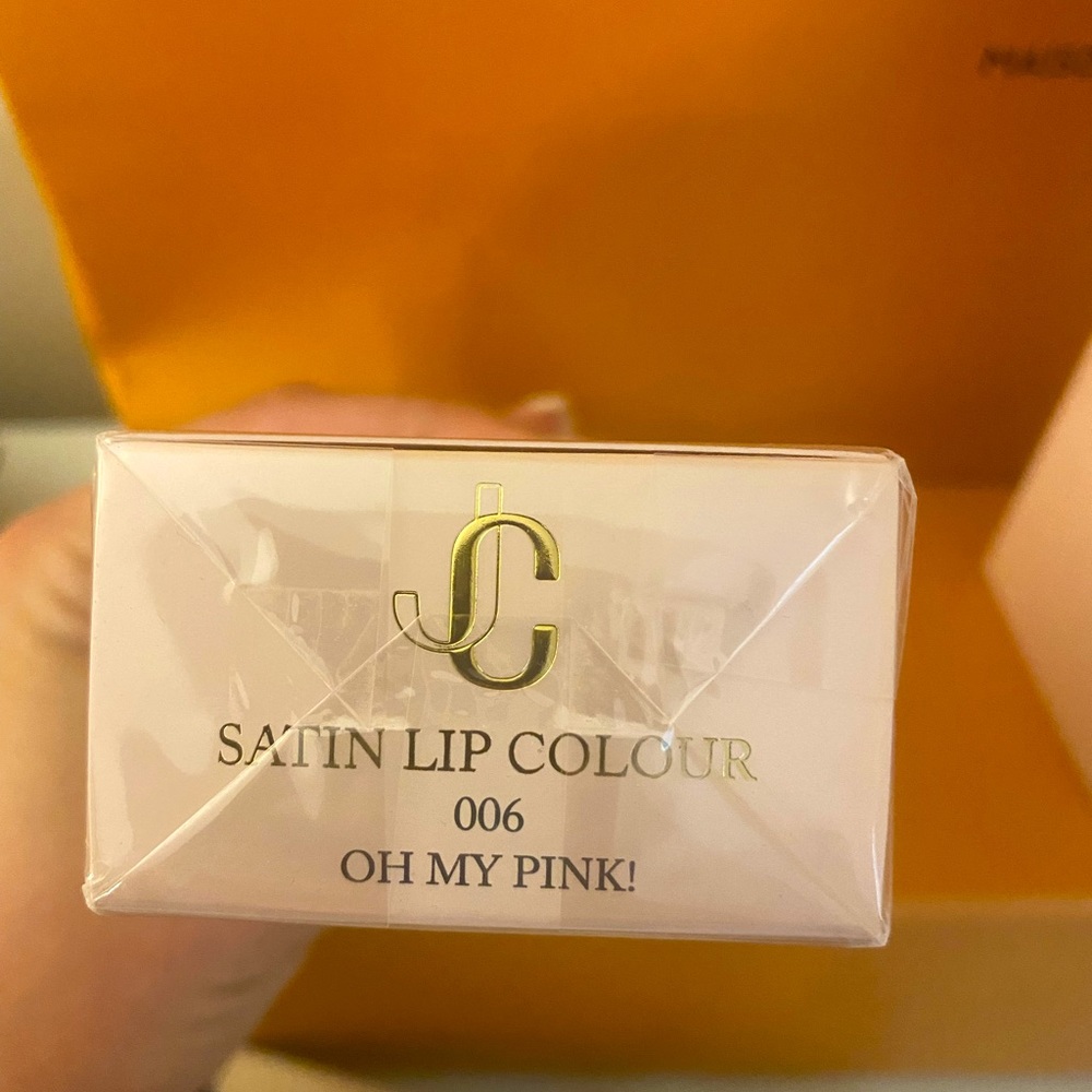 Jimmy Choo satin lip colour (oh my pink )